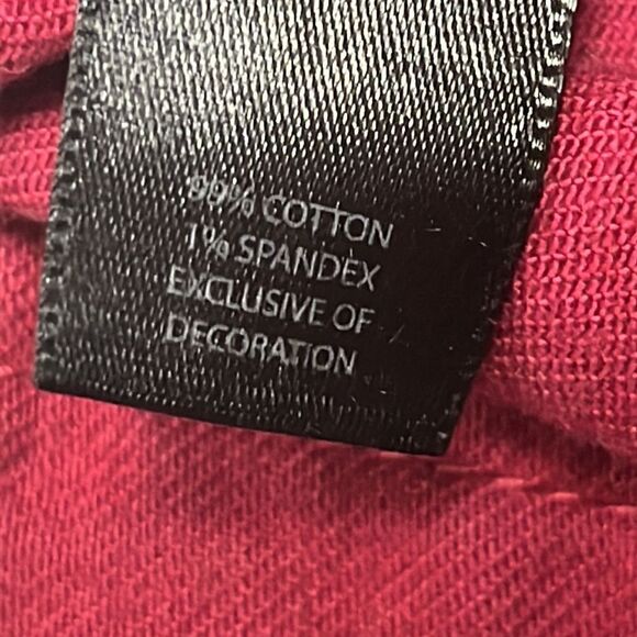 White House Black Market Maroon Slim Leg Blanc Jeans- 4R - Picture 14 of 15